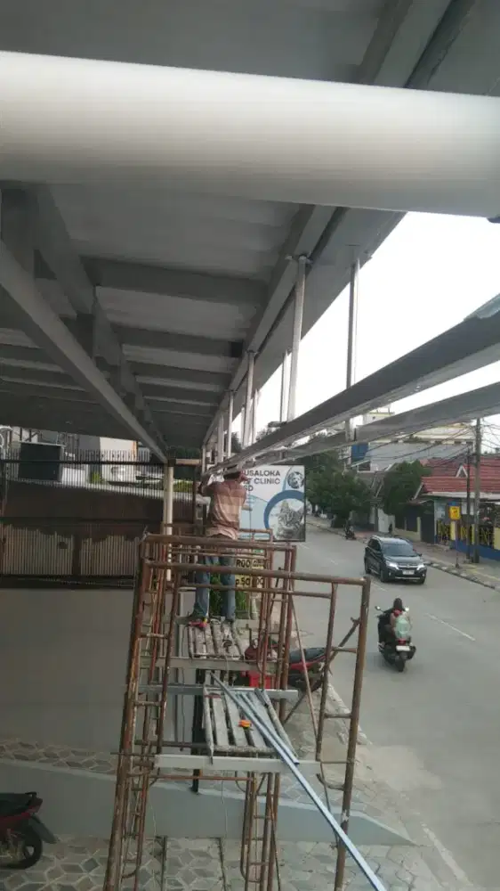 Kanopi las besi pagar tralis pintu kasa