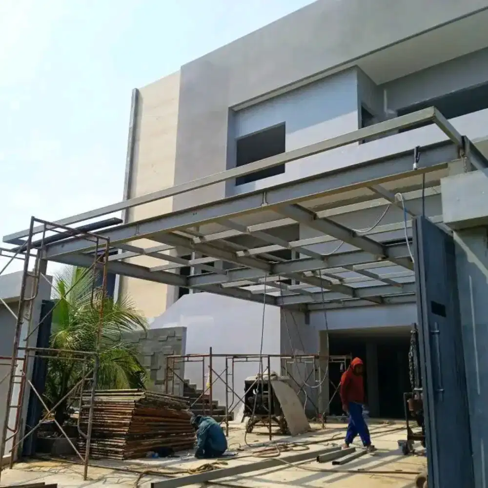 Kanopi las besi pagar tralis pintu Doble