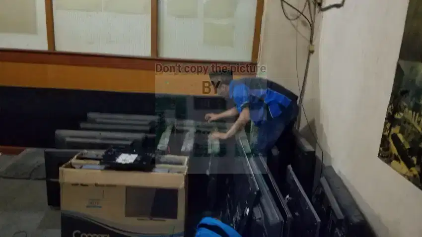 Servis Service TV Android, LCD, LED, Plasma, panggilan (bergaransi)