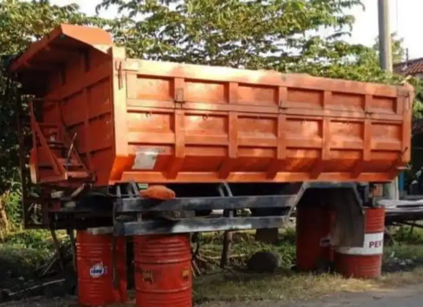 Bak dump komplit hidrolis pto pompa
