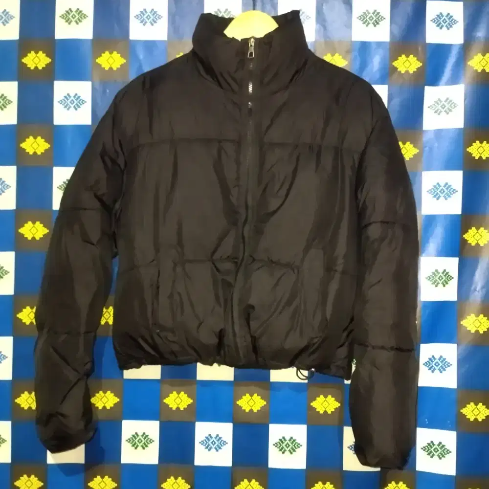 Puffer jacket gelembung crop