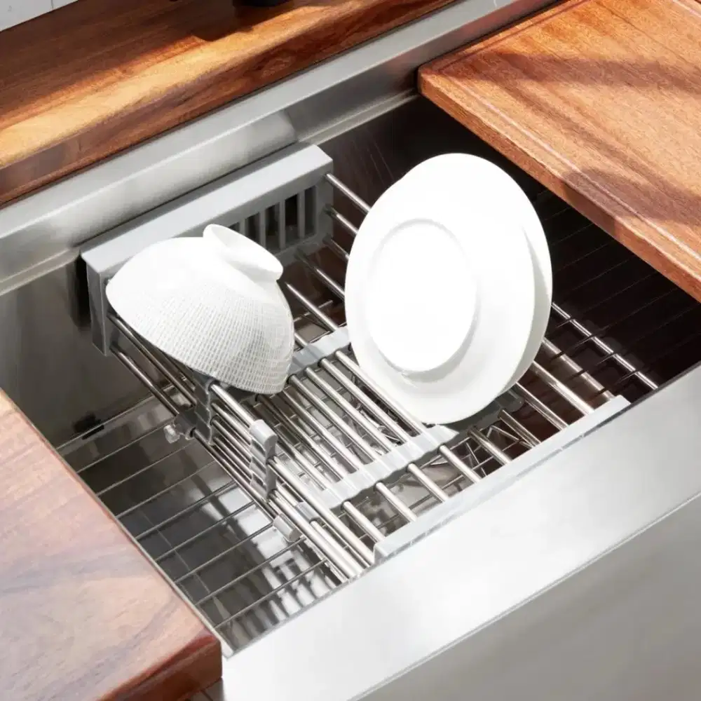 Bak cuci piring , merk RINOKS tebal 2 Lubang