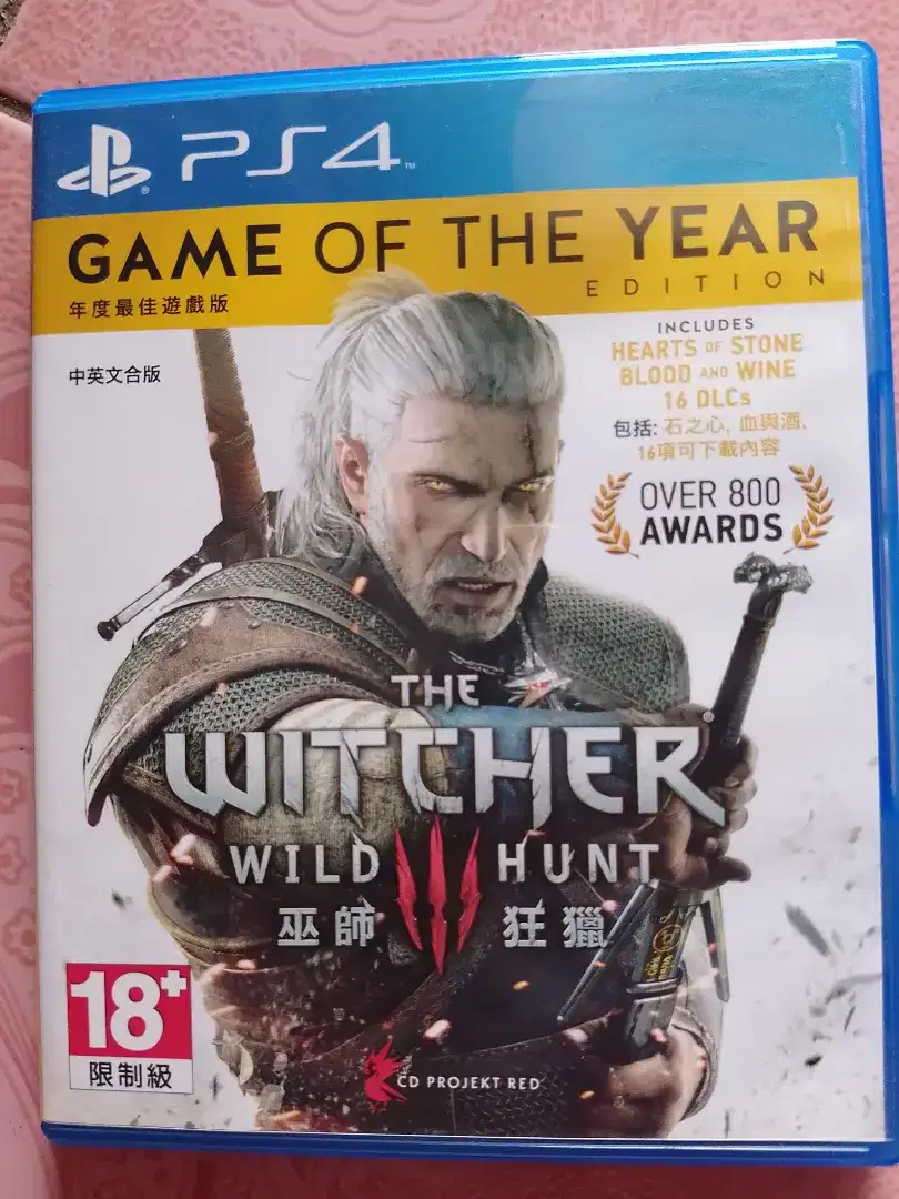 Ps4 The Witcher Wild Hunt Like new