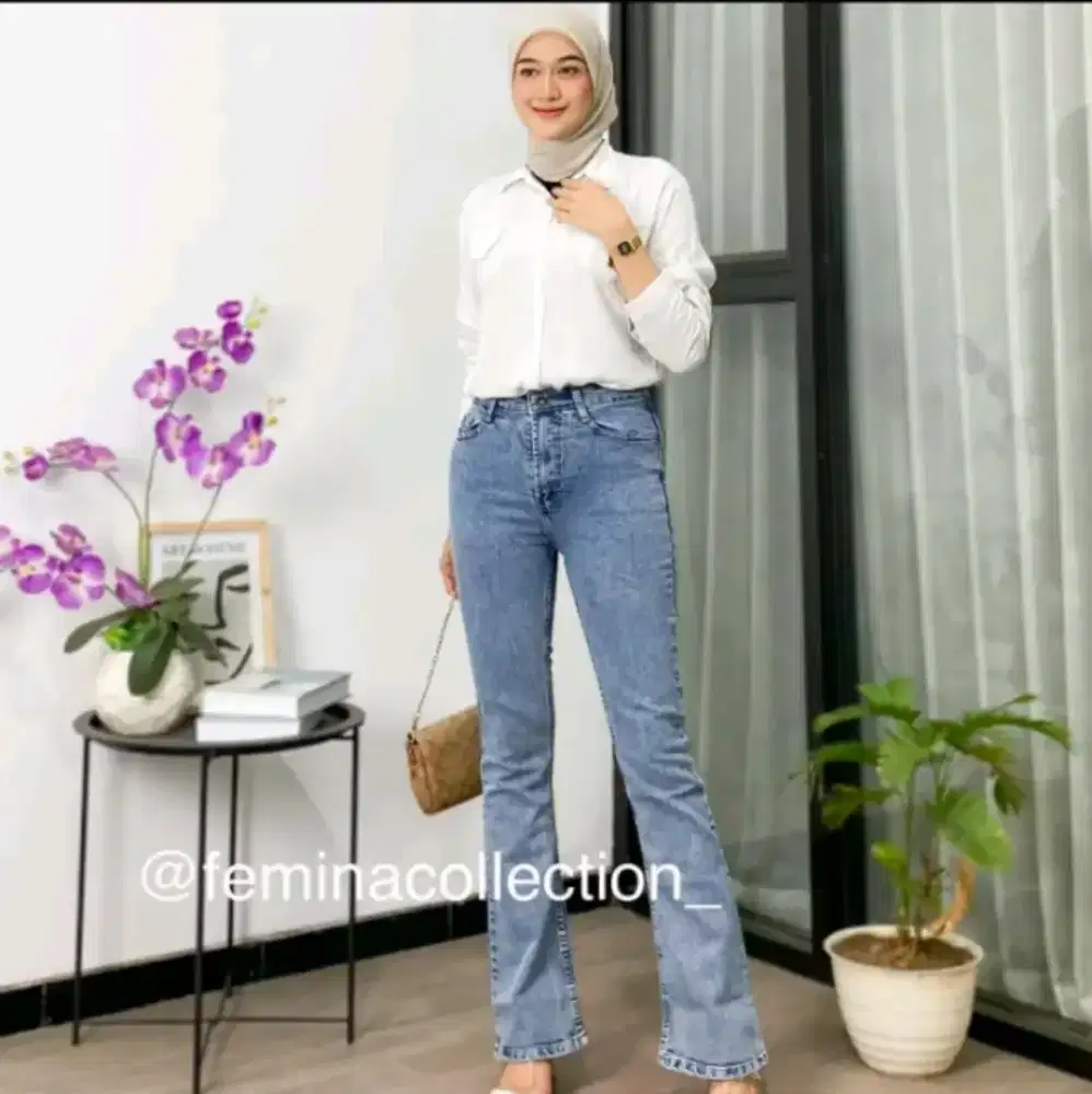 Highwaist Cutbray Wanita