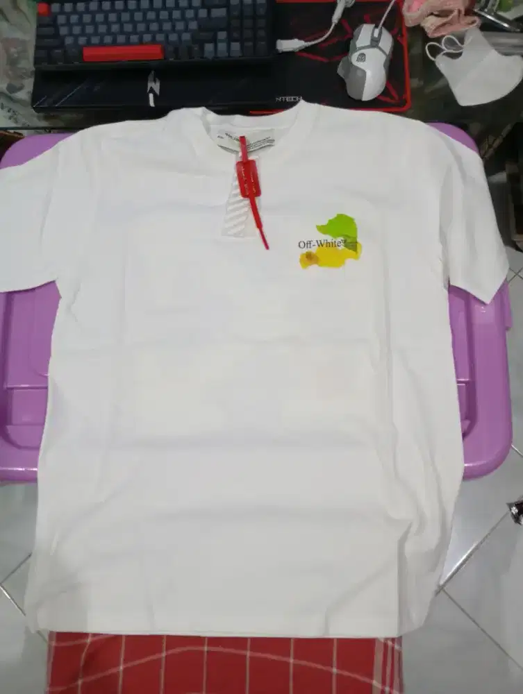 OFF WHITE T-SHIRT ORIGINAL SIZE L