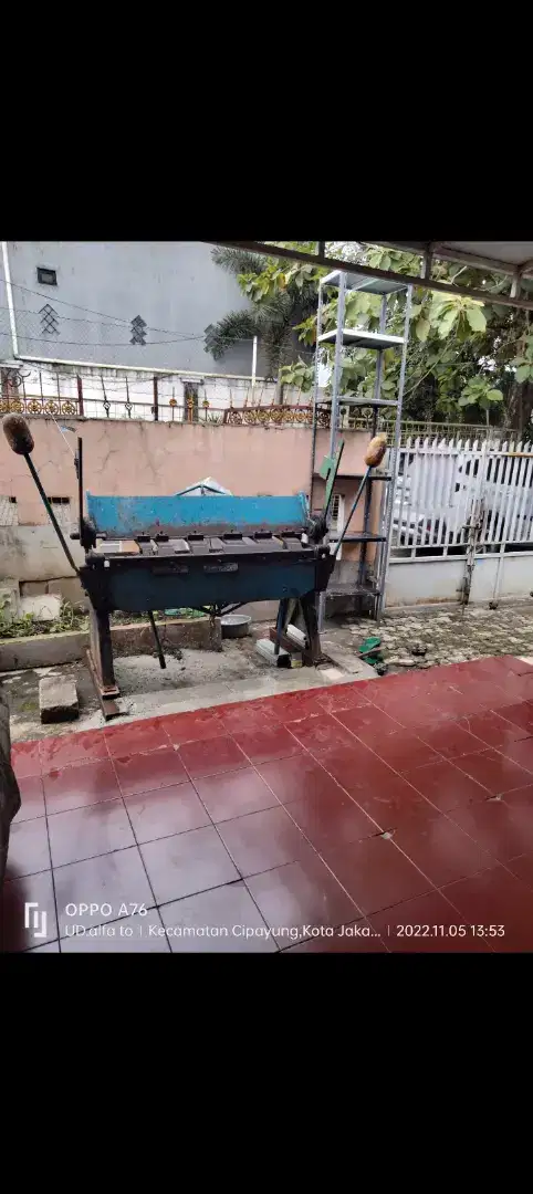 Mesin tekuk plat model japan kuno dn kuat