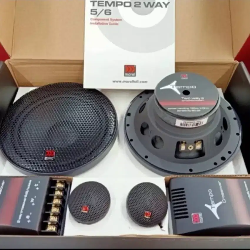 Speaker 2way 5/6 & Coaxial Morel TempoUltraIntegra mk II original
