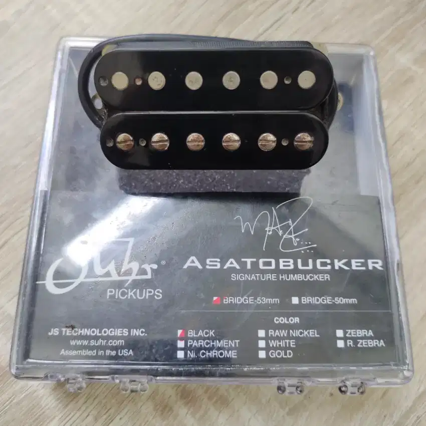 Pickup gitar Suhr Asatobucker Mateus Asato signature
