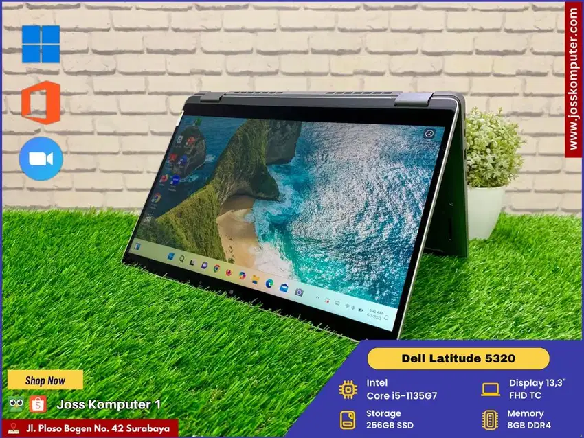 Laptop Dell Latitude 5320 Intel Core i5-1135G7 8GB 256GB Touchscreen