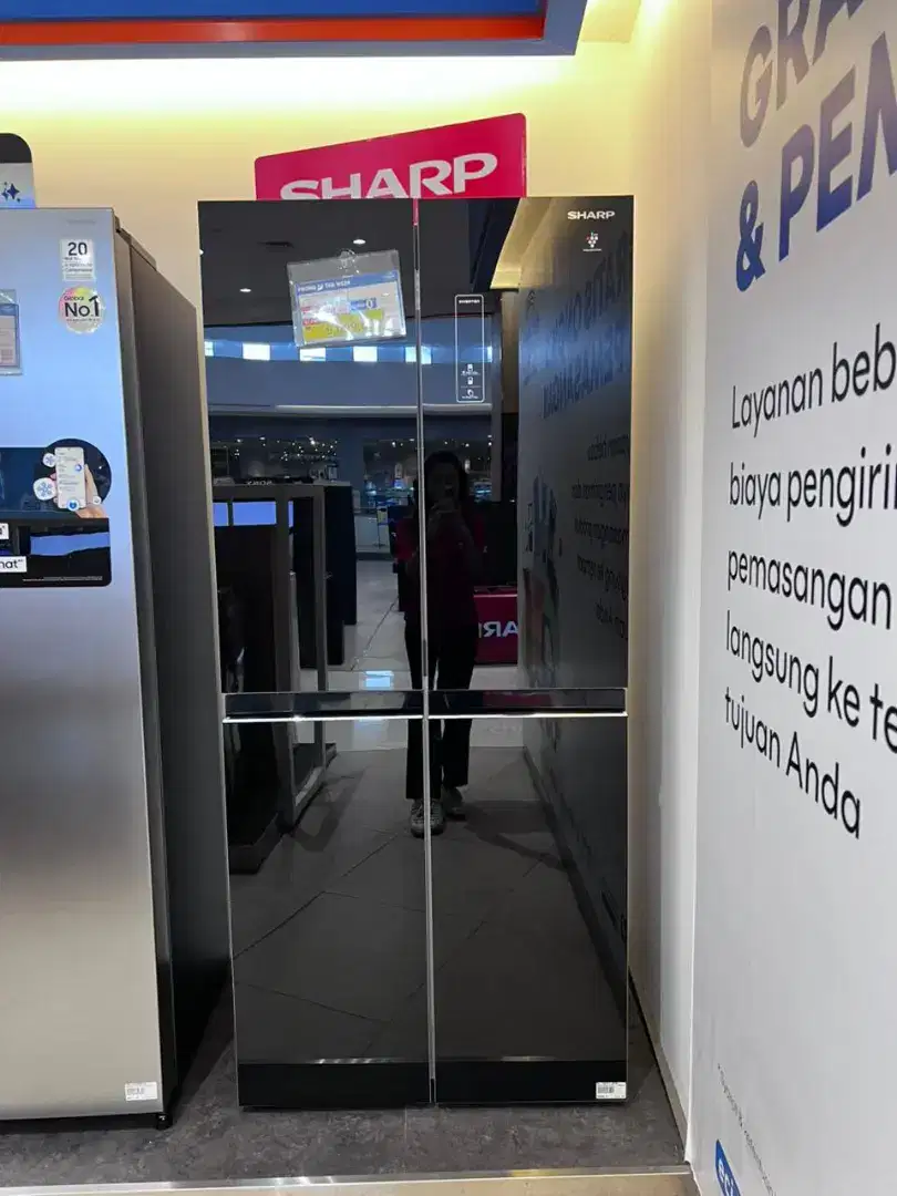 Segampang itu cicilan Sharp Refrigerator bebas 2 kali angsuran