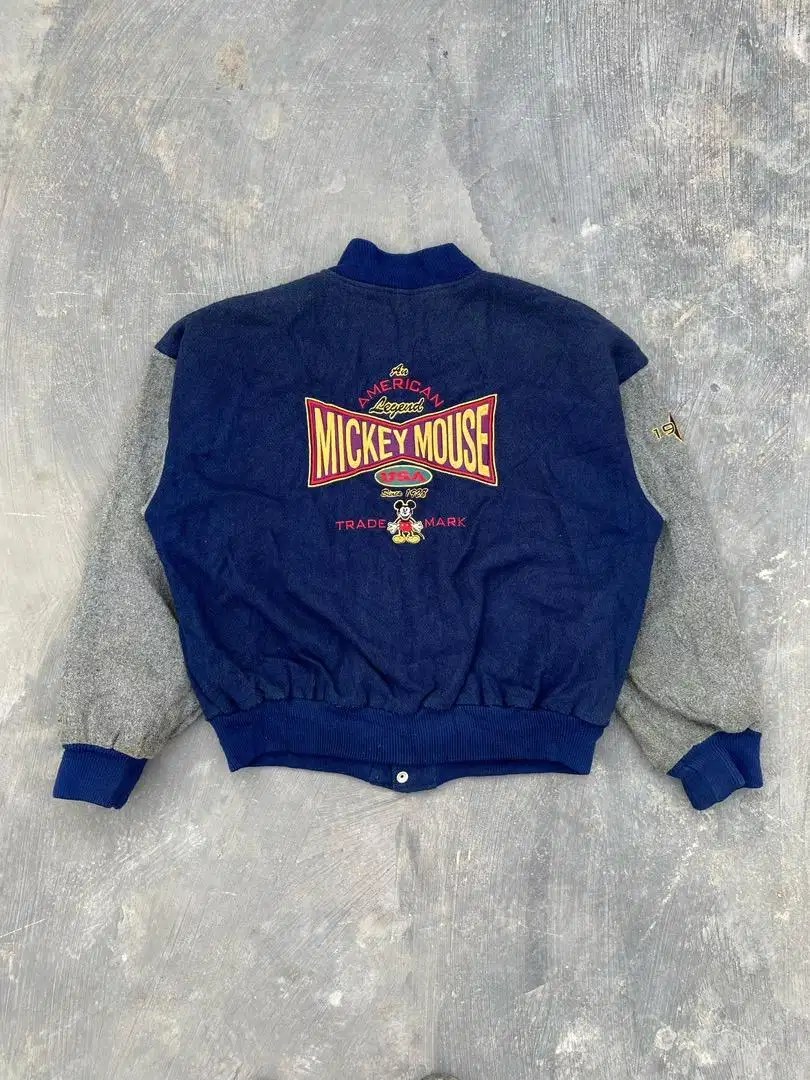 Vintage Varsity Mickey Mouse Woll Jacket