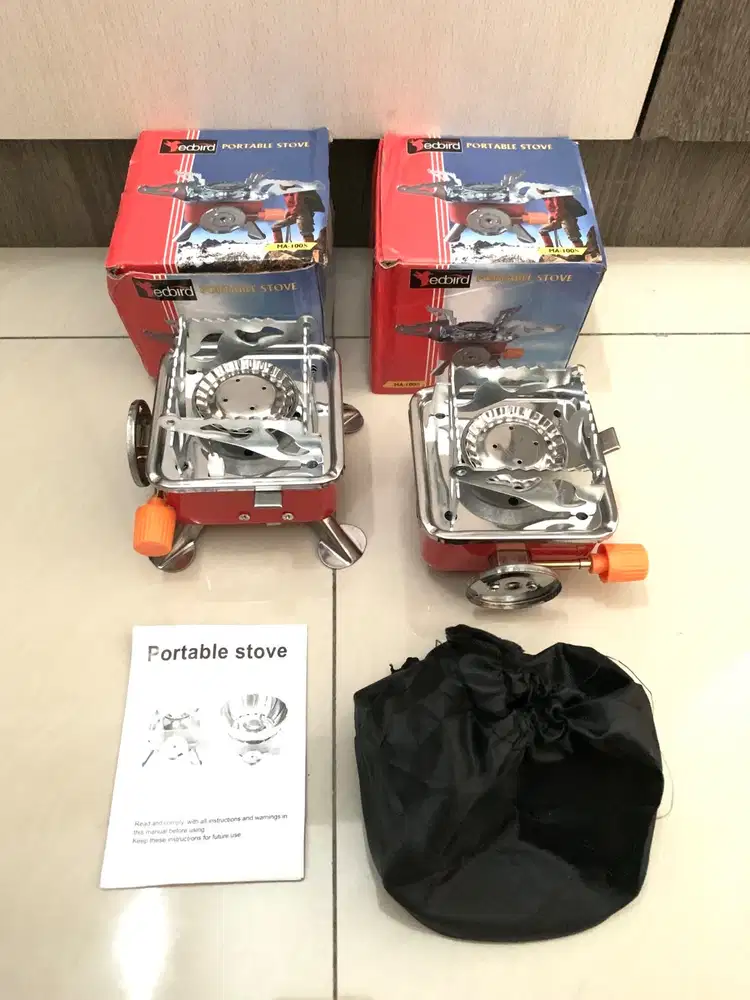 Kompor Camping Mini Portable Gas Stove Lipat Berkemah Travel Hiking