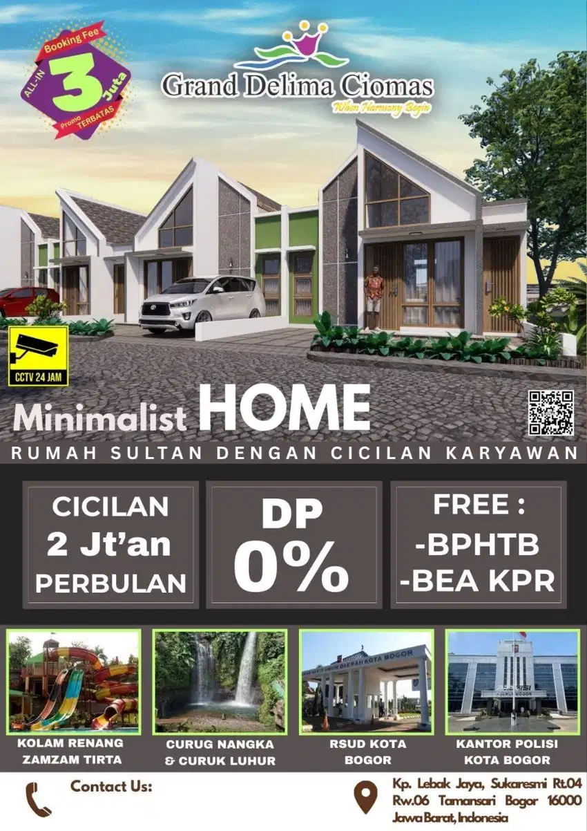 Hunian Skandinavia Modern dengan Udara Pegunungan