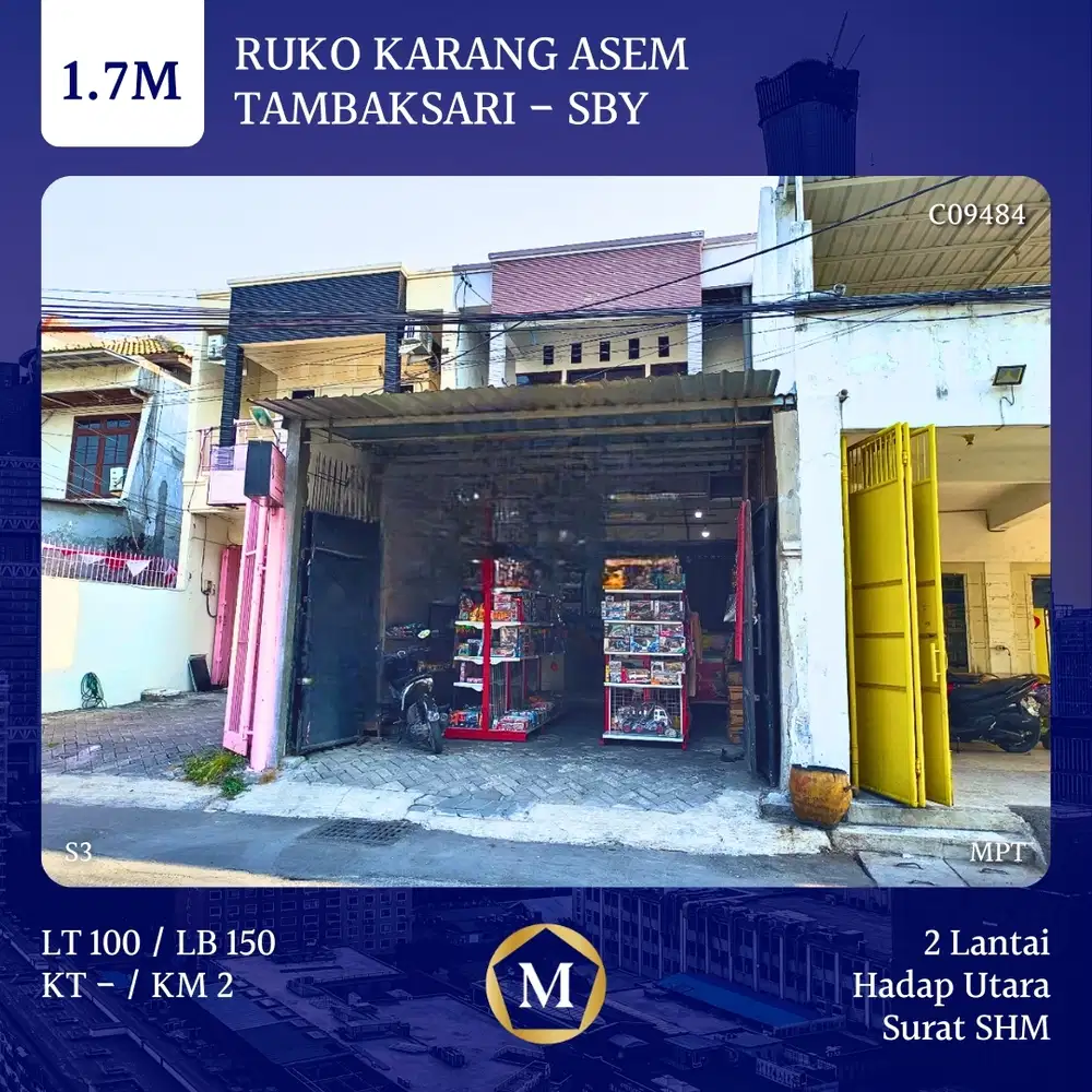 Ruko Karang Asem Tambaksari Surabaya