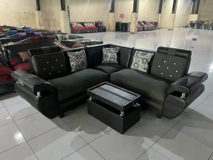 Sofa ruang sudut L