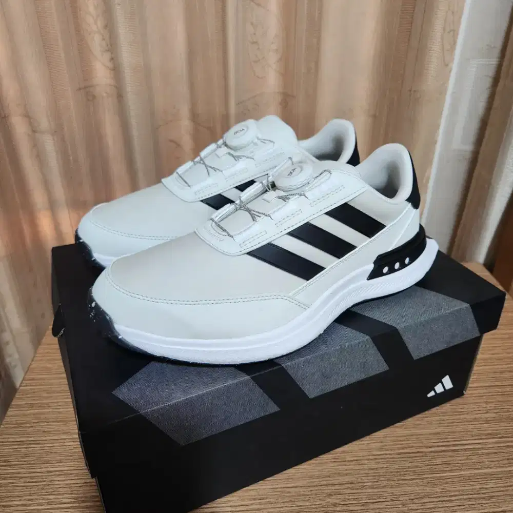 Sepatu Golf Adidas S2G Boa 24 wide shoes ( black / white ) 40 2/3
