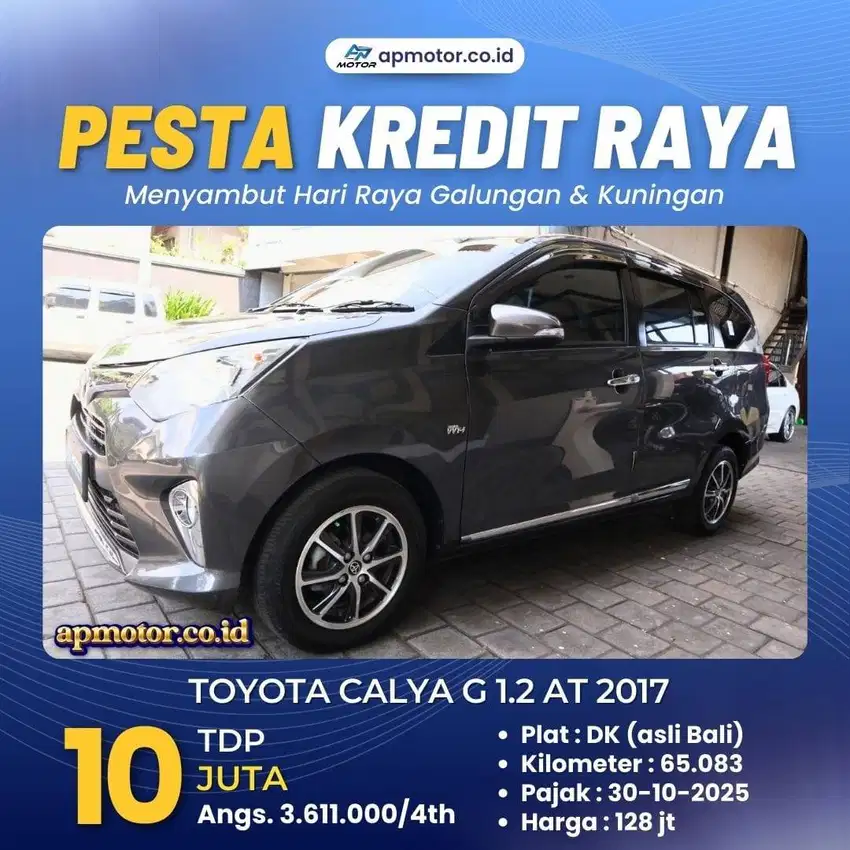 DP 10 JT!! Calya G 1.2 AT 2017 AsBali