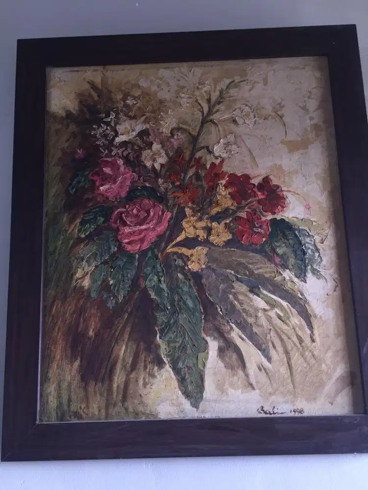 LUKISAN OLD BALI 98 ANTIK