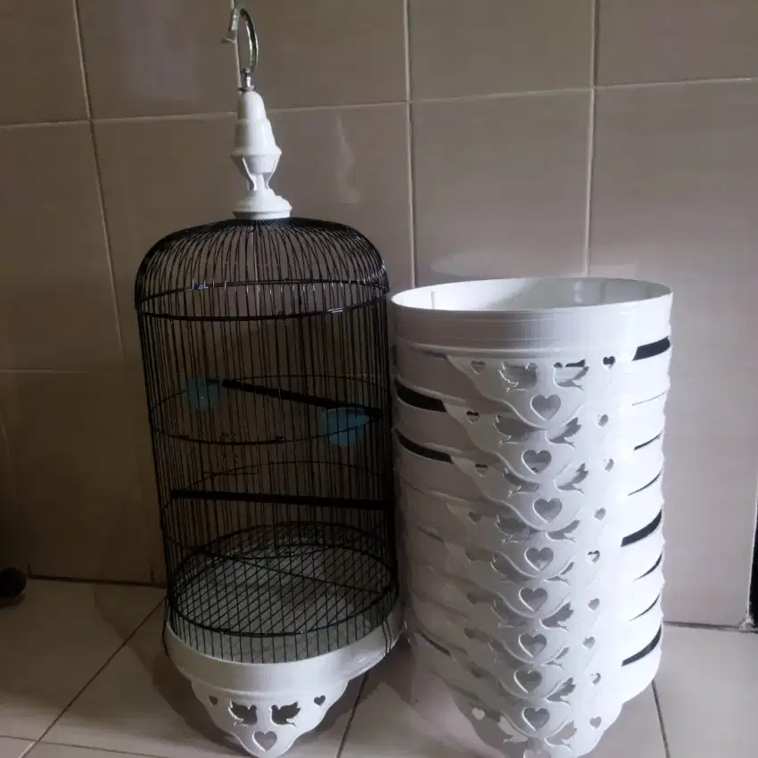 Sangkar burung love bird, perkutut, kenari diameter 33 cm