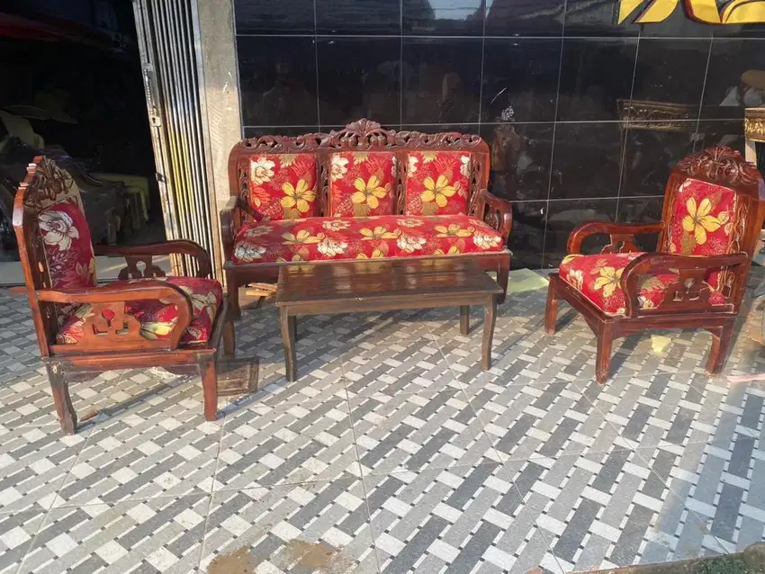 kursi jati hongkong set 311 mumer