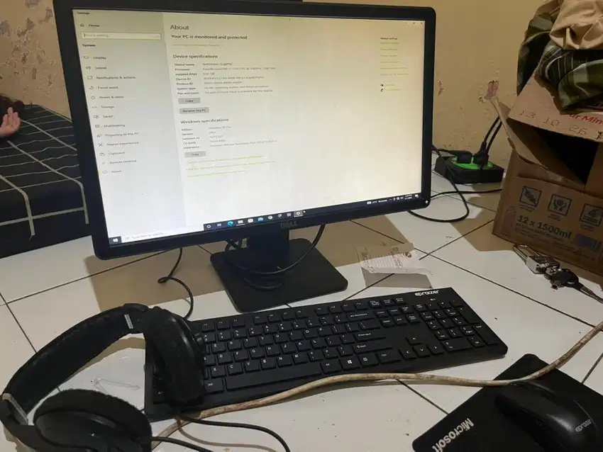 PC Rakitan + Monitor Second