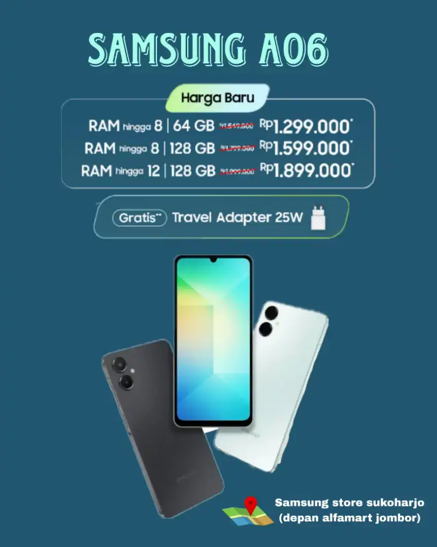 samsung A06  ram 4 & 6