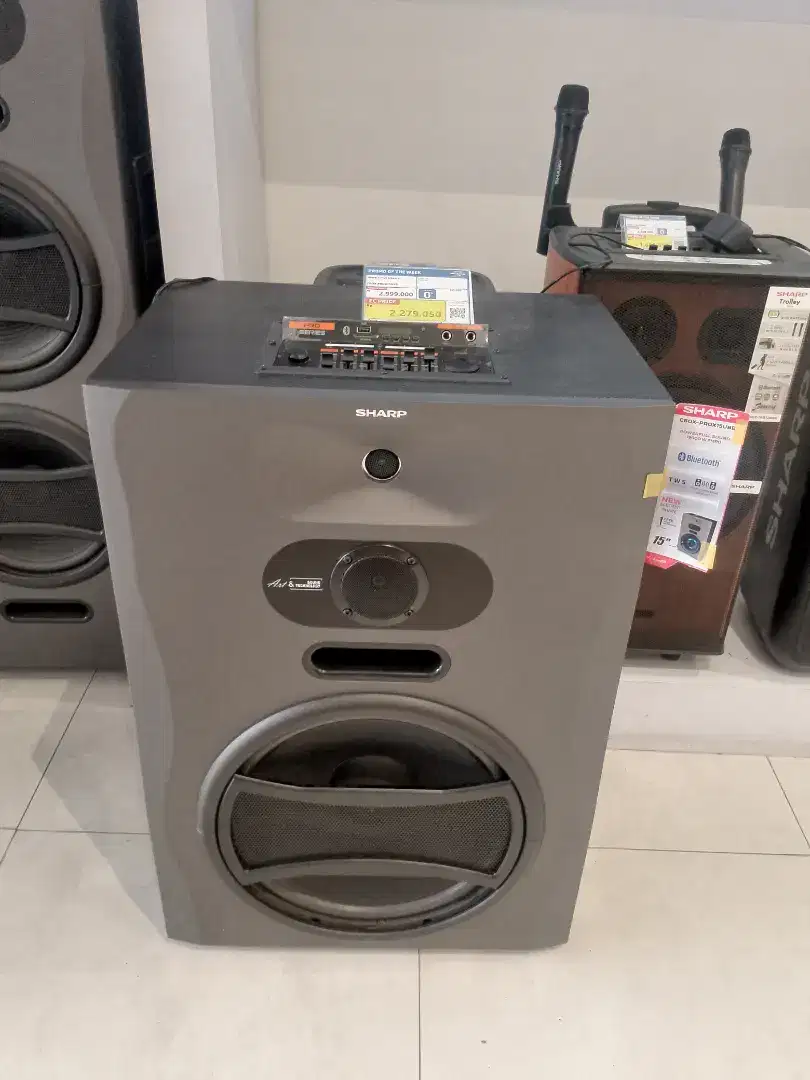 SHARP Active Speaker CBOX-PROX15UBB