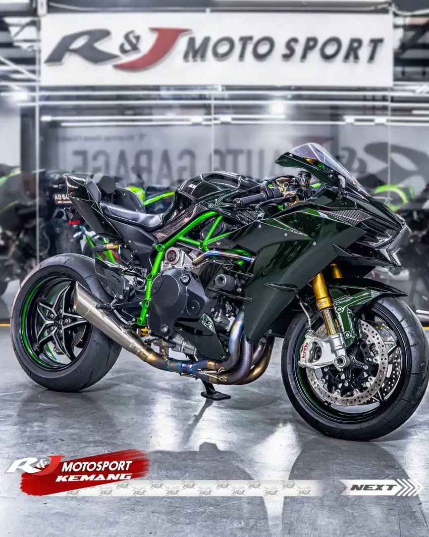 (BPKB & STNK) Total Modif 200jt-an Kawasaki H2 Nik 2023 Good Condition