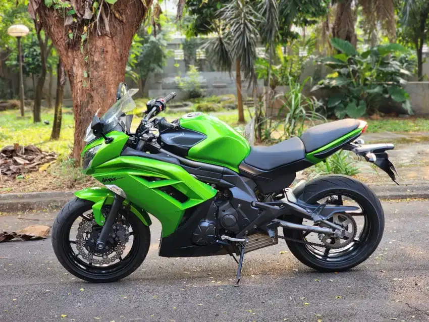KAWASAKI ER6F 2012 HIJAU LOW KM 6RB PERAK PJK ON 09.26 FUL 17BLN MULUS