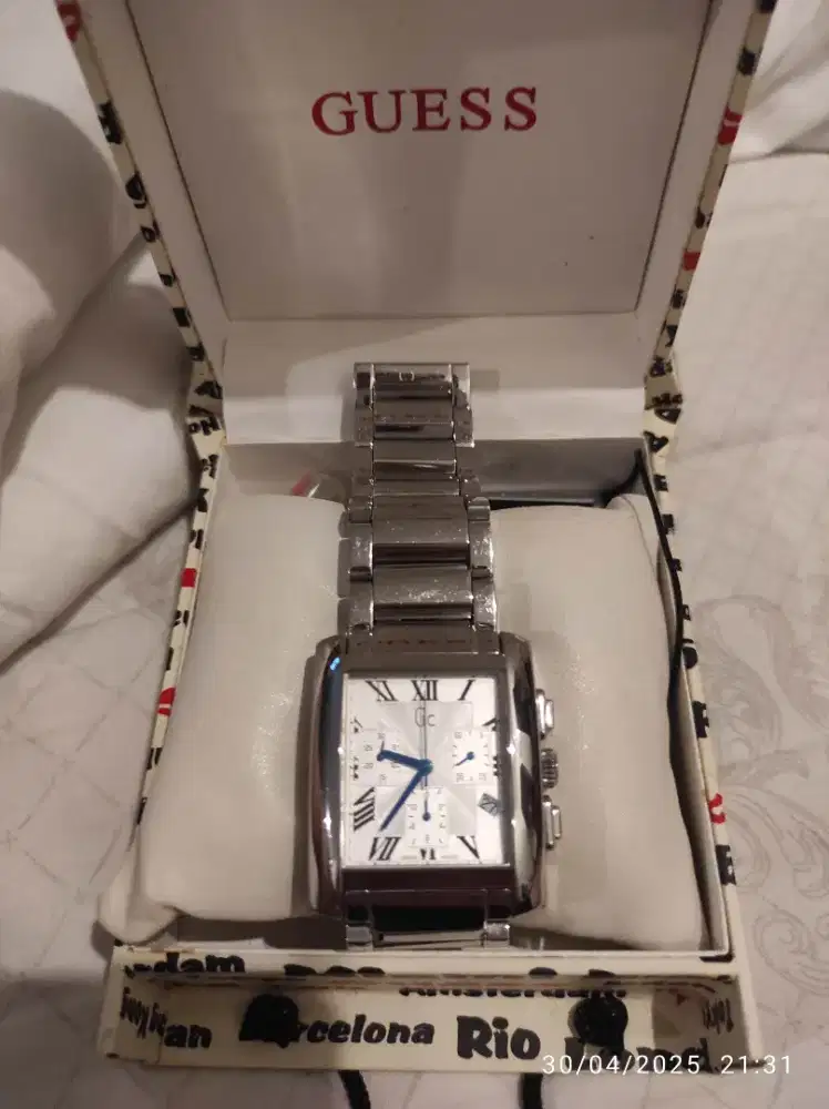 Arloji Guess Collection unisex original Made in swiss