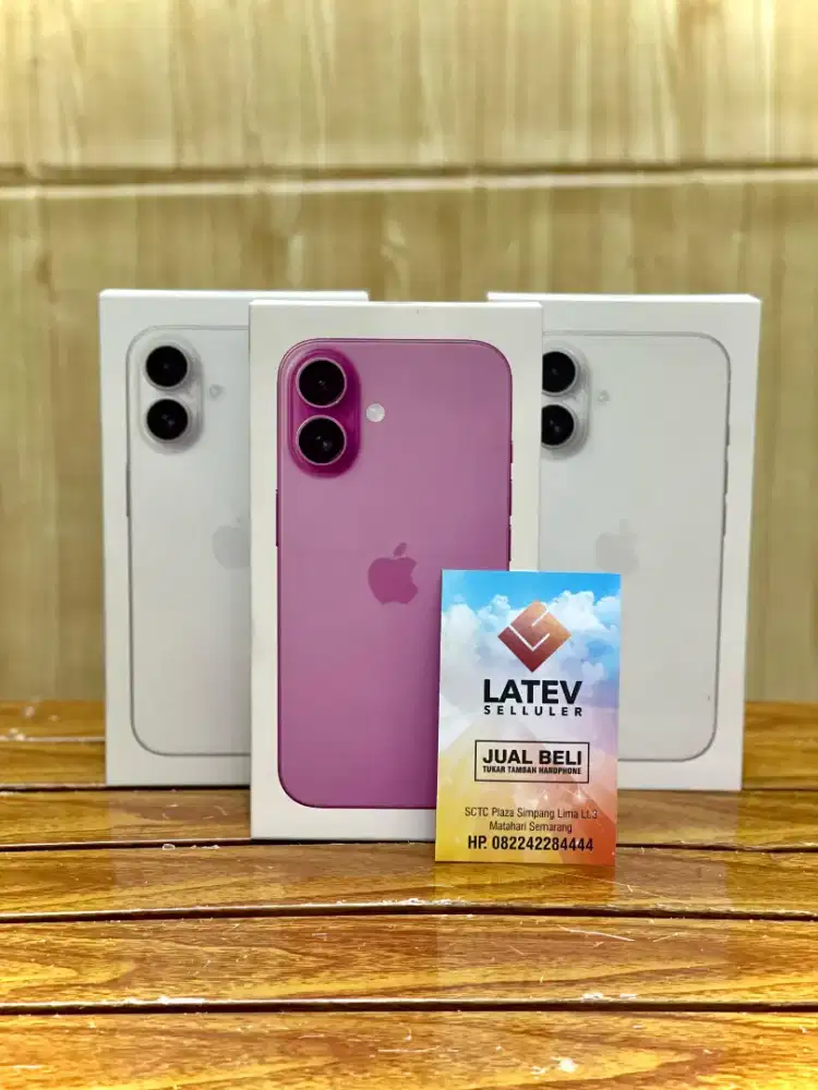 iPhone 16 128new garansi resmi
