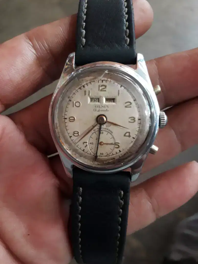 Jam tangan olma triple calender automatic