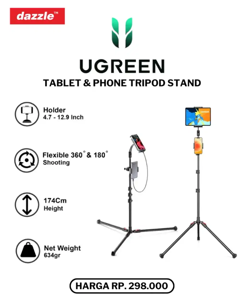 UGREEN TABLET AND PHONE TRIPOD STAND