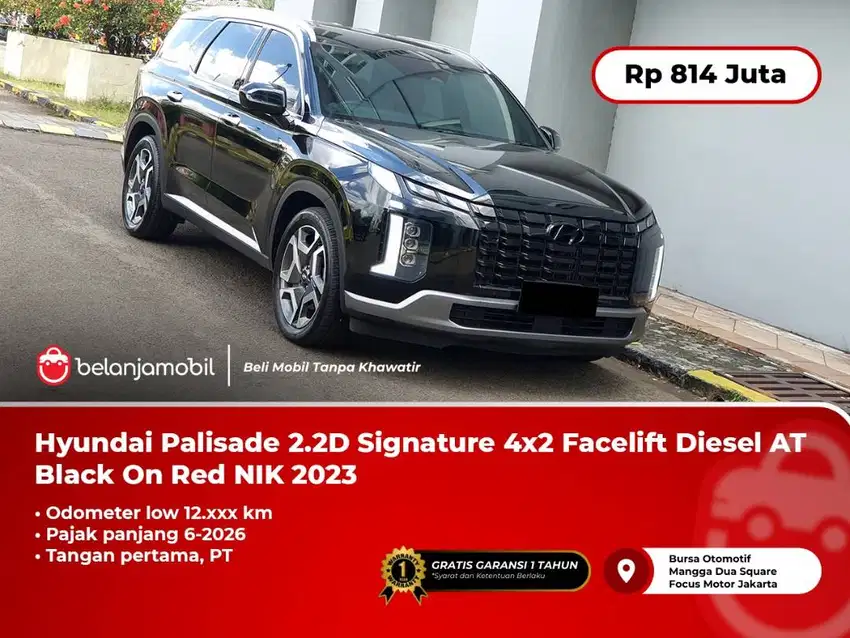 [ LOW KM ] Hyundai Palisade 2.2D Signature 4x2 Facelift 2023/2024