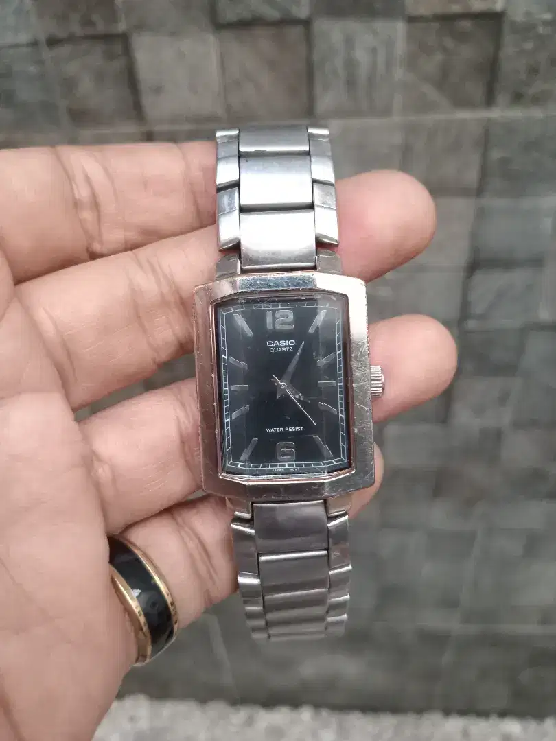 Jam Tangan Casio Quartz MTP-1233 Second Original