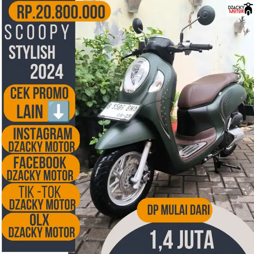 SCOOPY STYLISH 2024 SECOND LIKE NEW KM 1300