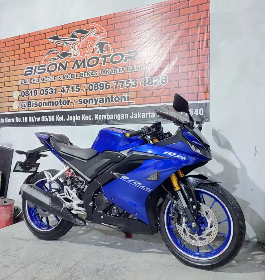 Km 13rb! Seperti baru! YAMAHA NEW R15 V3 155 VVA 2019 Pajak on R 15
