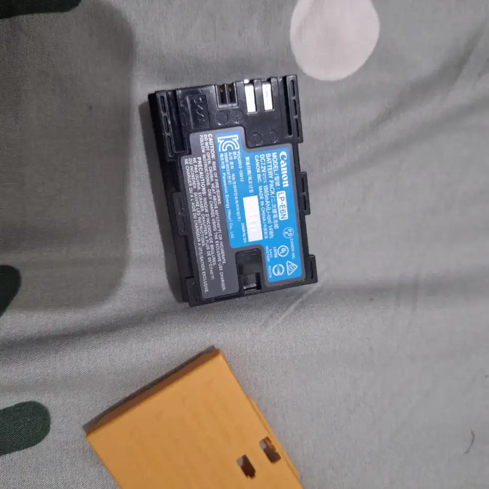 BATERAI KAMERA CANON KODE BATERAI LP-E6N 1000% ORIGINAL