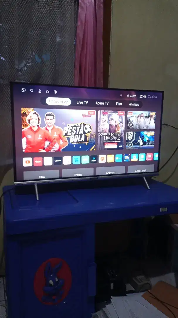 Smart tv 32in coocaa mulus fulset