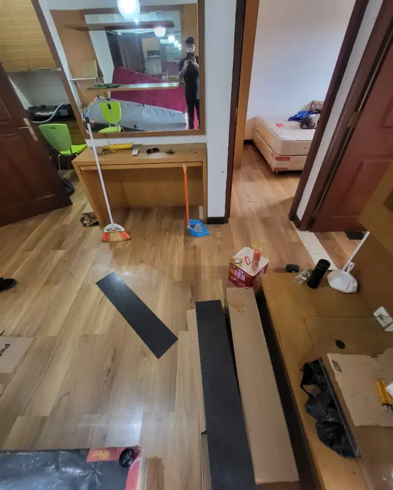 Vinyl lantai harga terjangkau Bandung area