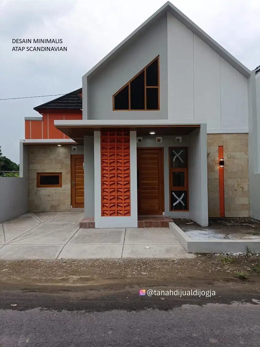 Rumah dekat SMA N 3 Bantul Pinggir Jl Aspal di Trirenggo Proses Bangun