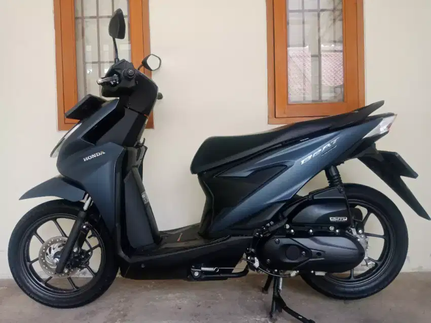 LOW KM! NEW BEAT DULUXE KEYLESS CBS ISS BLUE MATTE PAJAK PANJANG MULUS