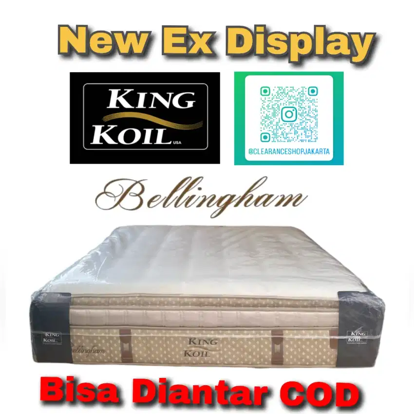 King Koil Bellingham 180 New Ex Display