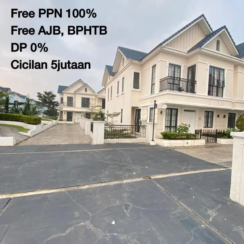 Rumah Siap Huni, DP 0% Free PPN 100% Free AJB dan BPHTB