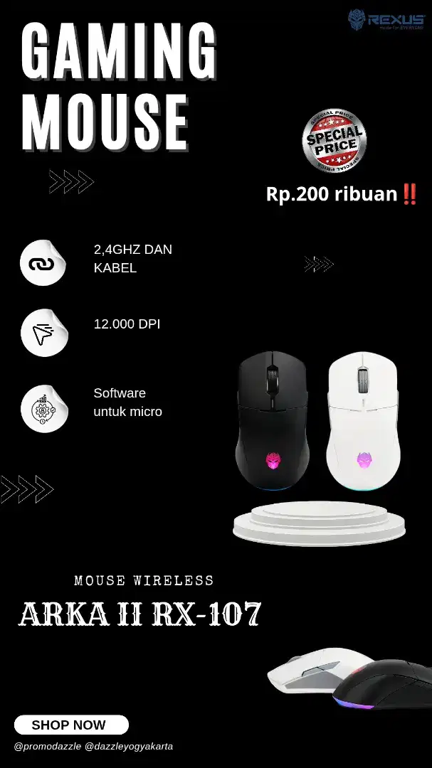 Mouse rexus ARKA II