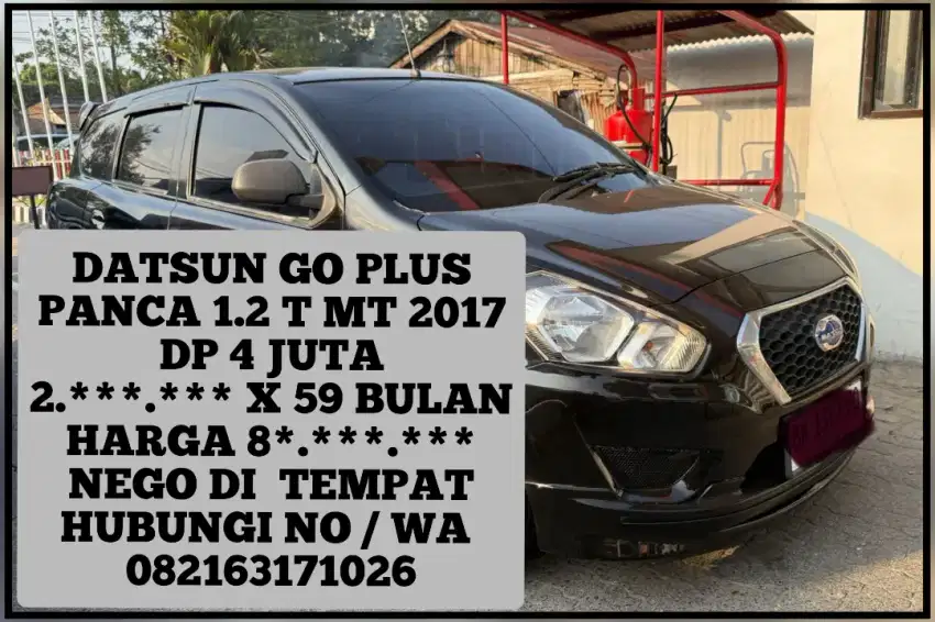 DATSUN GO PLUS PANCA 1.2 T MT 2017 DP 4 JUTA