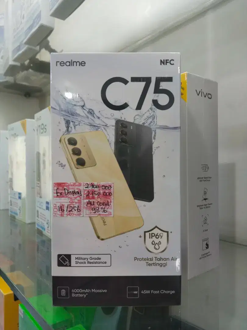 Realme C75 Ram 8+8/256 GB Ex Display Up to 98%