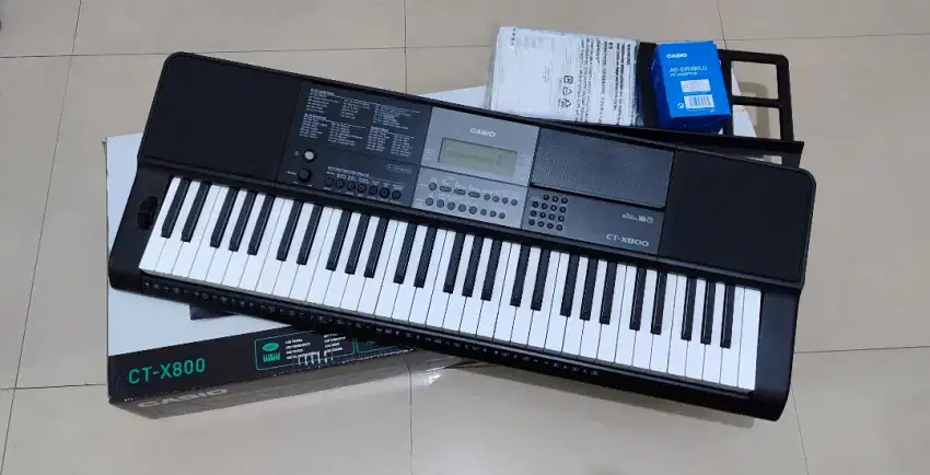 Casio CTX800 lengkap bagus, bisa tukar tambah