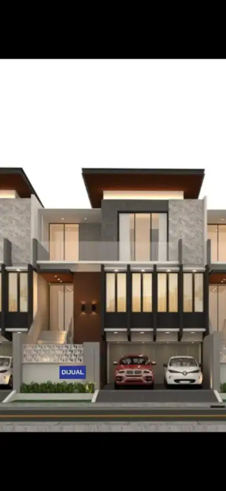 Dijual rumah baru Royal Residence Minimalis 3 lantai dekat Citraland