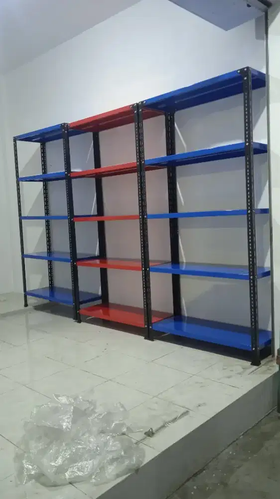 Rak besi siku serbaguna rak besi siku lubang rak besi siku 5 susun